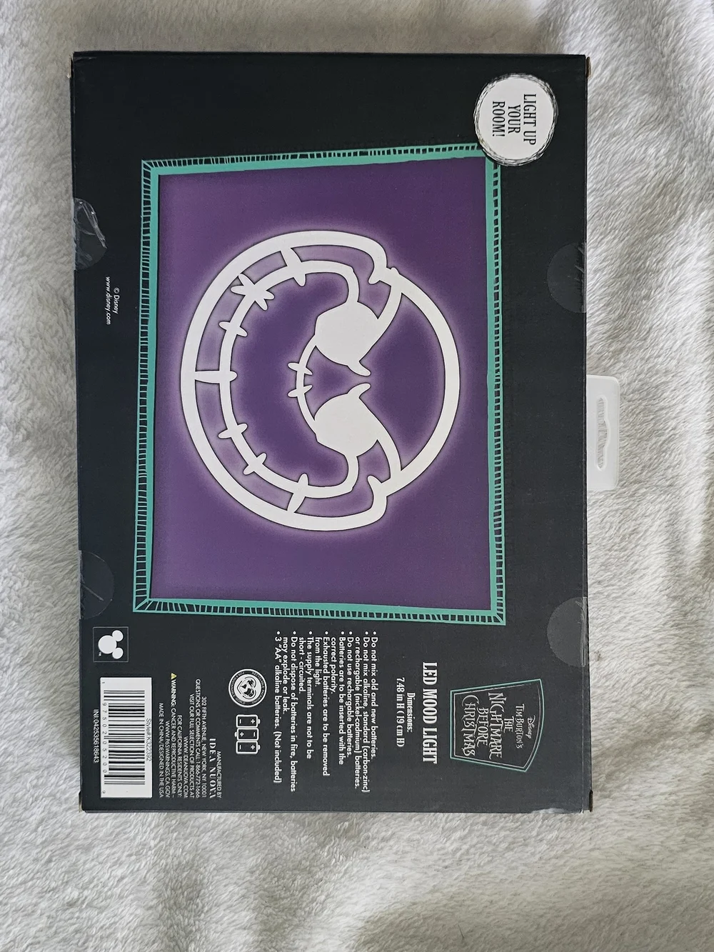 The Nightmare Before Christmas Neon Wall Art